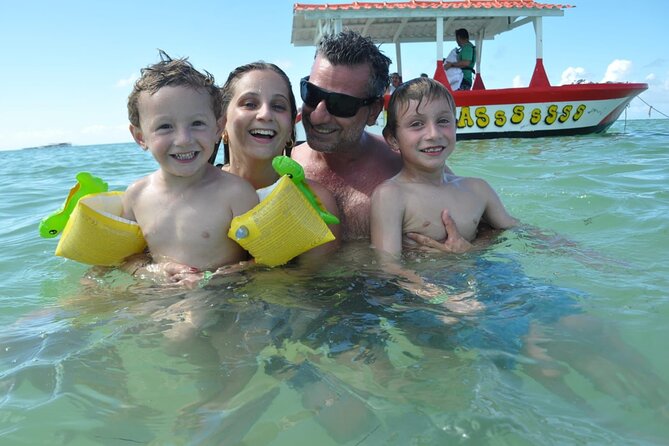 3 hrs Glass Boat Tour in Punta Cana - Stop 3: The Natural Pool Break and the Pool-Party Feel