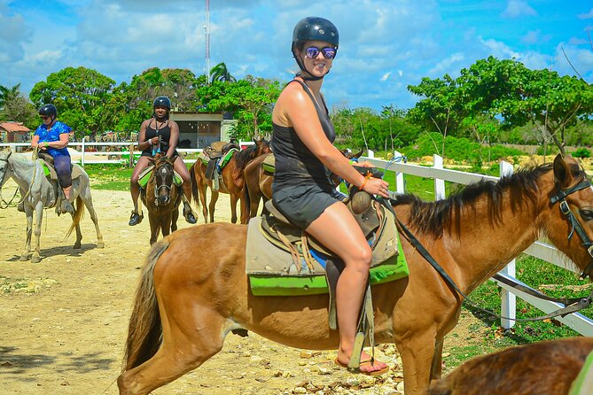 4 on 1 Tour. (Included Buggy, Zip lines, Horseback & Atabey Park) - A full 8-hour mix of speed, heights, and cenote time