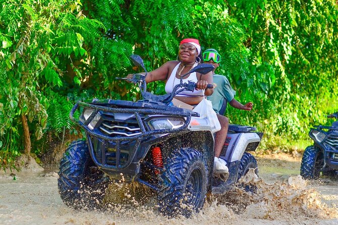 Adventure:4x4 ATV Cave and Dominican Culture At Punta Cana - Macao Beach stop: the fun part and the trade-offs