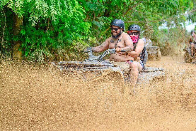 ATV 4x4 VIP Beach, Caves & Local Half Day Flavors - From pickup to ATV yard: how the day kicks off