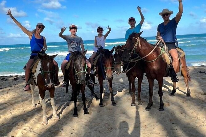 Beach Horseback Ride Tour at Punta Cana - Donkeys, horses, dogs, and the coconut water finale