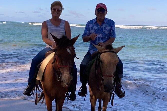 Beach Sunset Horseback Ride in Punta Cana - What the horseback riding part feels like on the beach