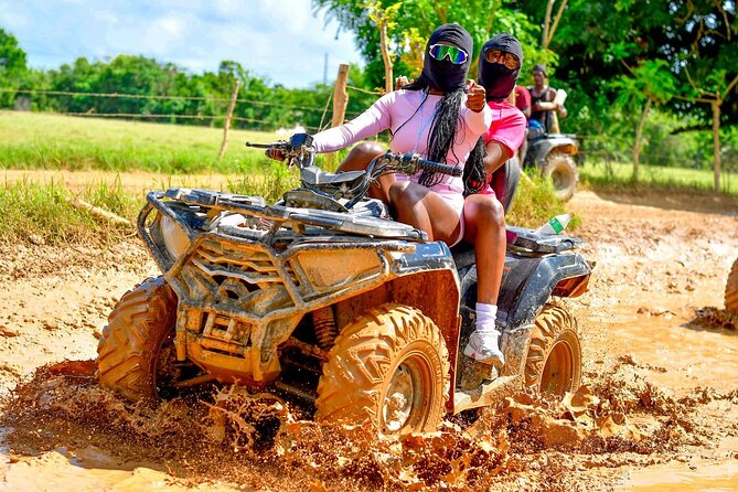 Buggy Adventure ATV in Punta Cana Macao Beach and Water Cave - Stop 1 at the Macao ranch: vehicle choice and safety first