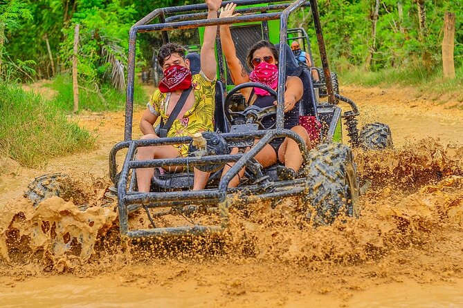 Buggy Adventure ATV in Punta Cana Macao Beach and Water Cave - The route feel: muddy trails, short stops, and the reality of waiting