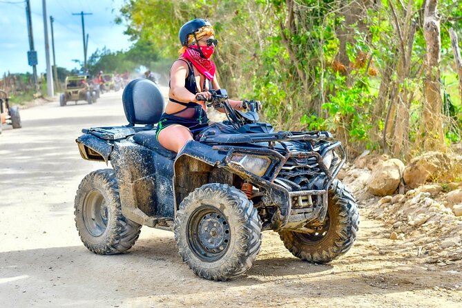 Buggy and ATV Tour in Punta Cana - Stop 2: Domitai Park and Taina Cave cenote time
