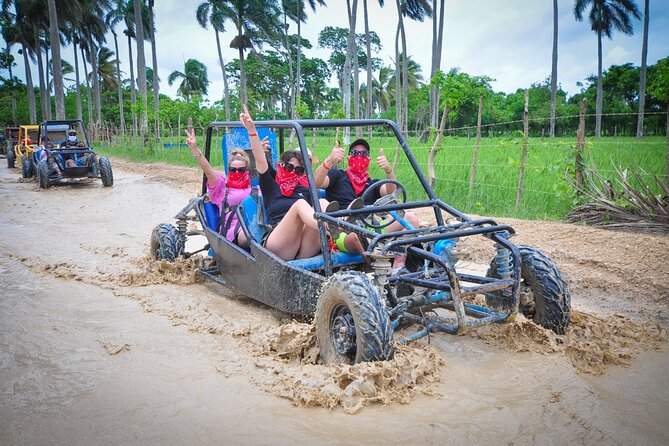 Buggy Extreme Tour to Macau Beach and River Cave in Punta Cana - Stop 3 at Los Hoyos del Salado (Cenote): a Taino cave swim with turquoise water