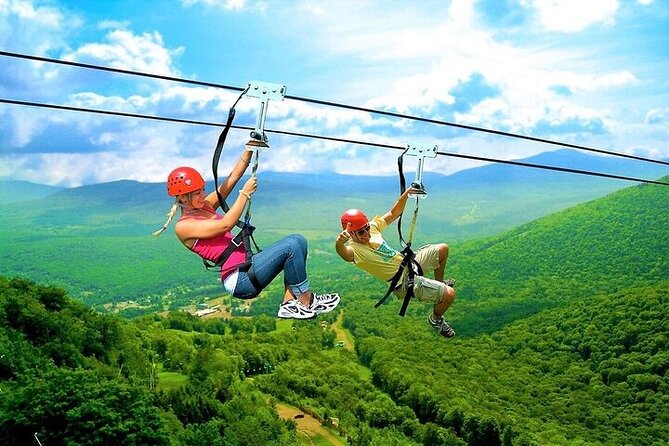 Buggy, Horse and Zip Line with Lunch included from Punta Cana - Macao zip line course: 8 carbon lines and a suspension bridge