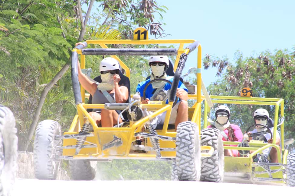 Buggy Ride, Zipline Splash & Waterfall Pool Combo with Lunch - Cenote Lagoon Swim vs. Waterfall Pool: Picking the Spot You’ll Remember
