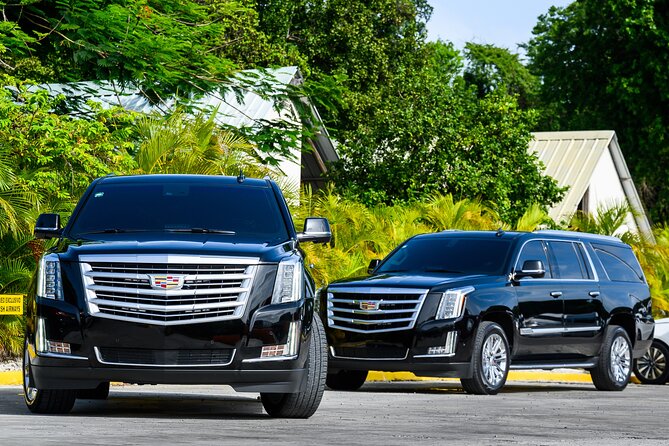 Cadillac Escalade Platinum, Punta Cana airport to Bavero & punta Cana - Inside the Escalade Platinum: air-conditioning and welcome drinks