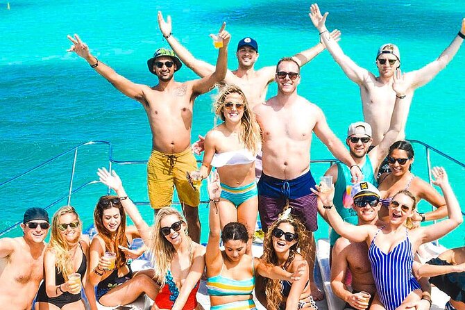 Catamaran Party Boat In Punta Cana With Pick Up - Onboard snacks, unlimited drinks, and the party music factor