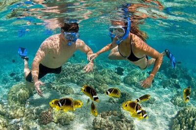 Catamaran Party in Punta Cana Includes Drink and Transportation - What’s Included: Open Bar, Brunch, Snacks, and Snorkel Gear