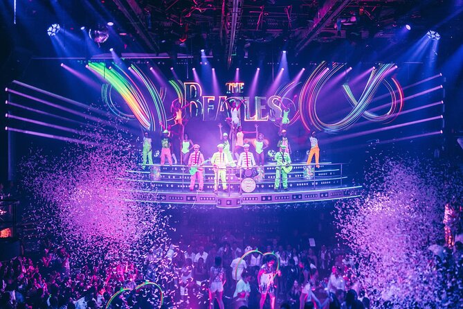 CocoBongo Punta Cana Entry ticket with Entertainment and Open Bar - Inside the show: acrobats, tributes, projections, and confetti energy