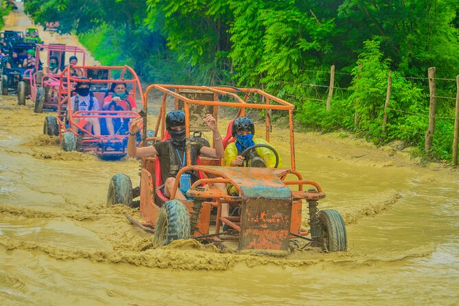 Dune Buggy and Cenote Tour 407946p1 - Cooling Off: What the Cenote Swim Feels Like