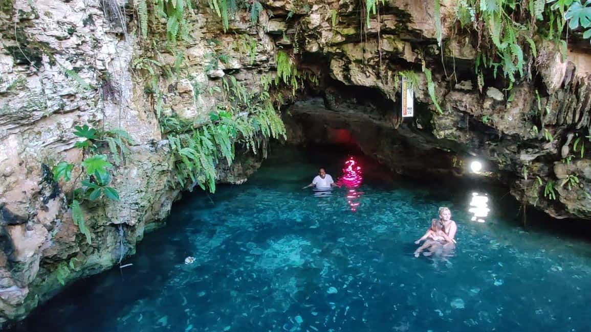"Epic Off-Road Adventure & Catamaran Party in Punta Cana!" - Blue Lagoon Cenote: Cooling Off in Crystal-Clear Water