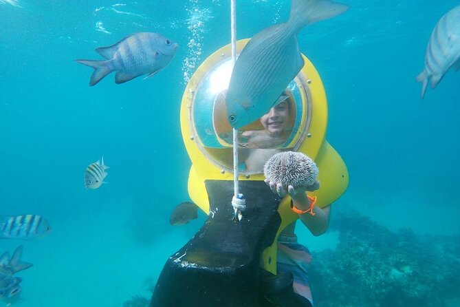 Experience a Submarine Scooter with ScubaDoo Punta Cana - Riding the scooter: what it feels like at 3–4 meters