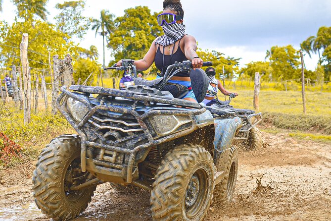 Experience in quadricycle ATV Punta Cana Playa Campo and Tradition - Stop 1: Boogies Punta Cana and the organic farm tastings