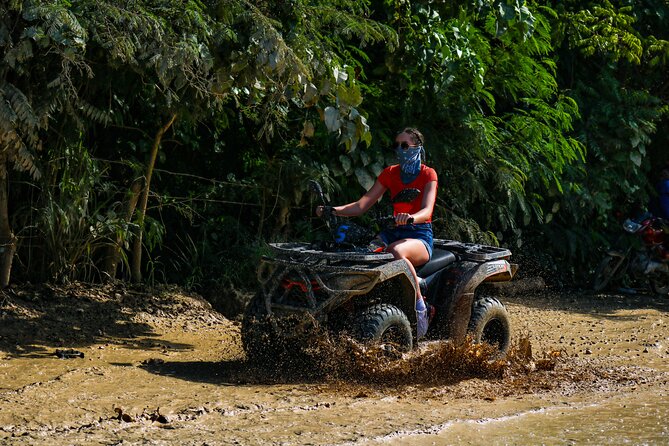 Four Wheel ATV Ride in Punta Cana - Macao Beach Finish: Limestone Cliffs, Relax Time, and Shopping