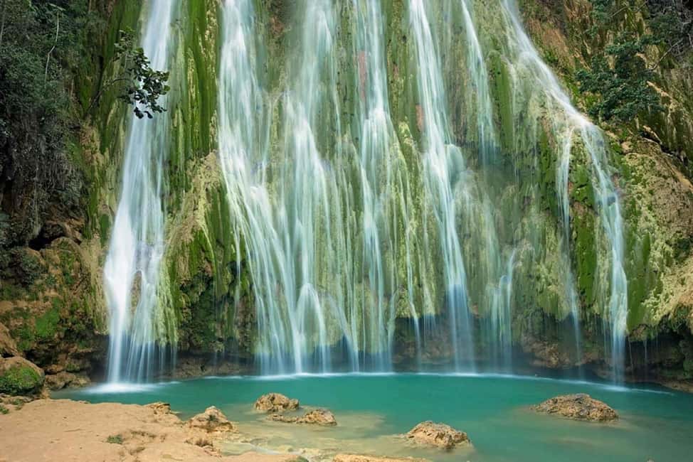 From Punta Cana: Samana and Bacardi Island Cruise and Tour - El Limón Waterfall Add-On: Truck Safari and a Horse Ride