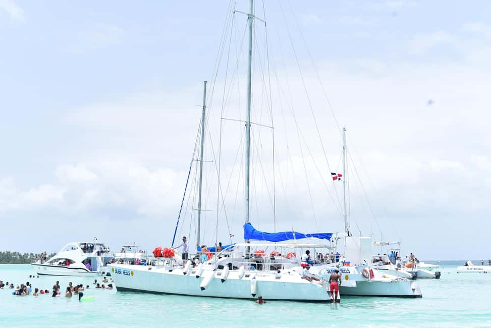 From Santo Domingo - Punta Cana: SAONA ISLAND Food & Drinks - Saona Island beach time: wandering, wildlife viewing, and lunch with views