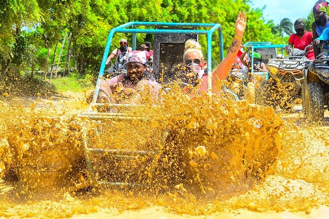 Full-day Buggy & Party Boat tour: snorkel, open bar, cave pool - What This Full-Day Buggy and Party Boat Packs Into an 8-Hour Day