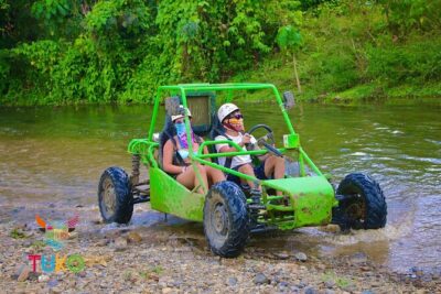 Full Pack Buggies + Horses + Zip Line + Food in Punta Cana - Zip Line Over Carbon Lines and a Suspension Bridge
