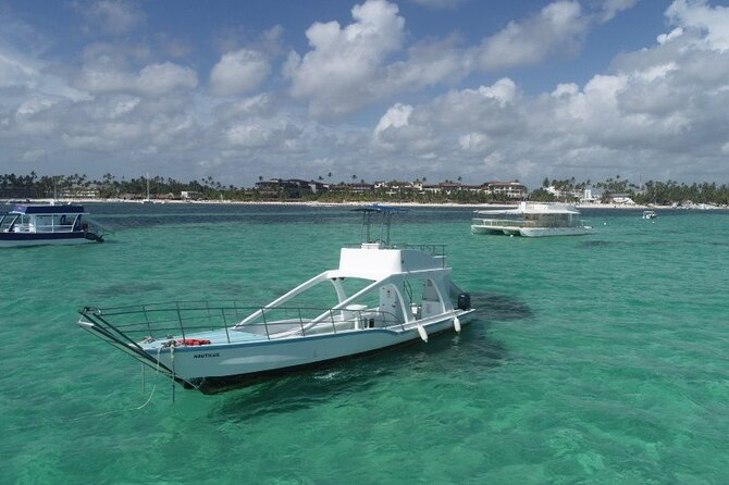 GlassBottom Catamaran with Slide - The Underwater Plan: Glass-Bottom Viewing, Then Snorkeling Gear