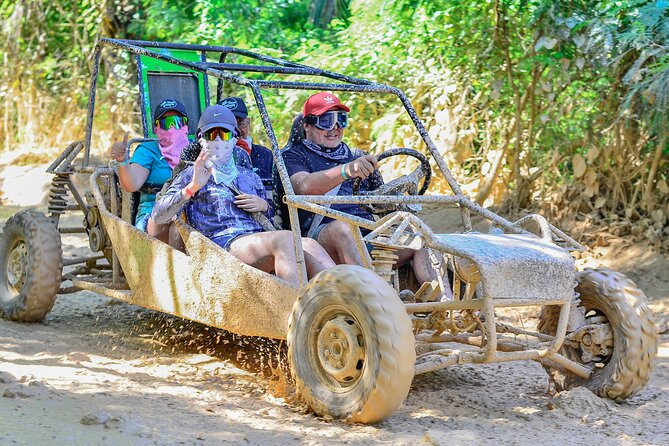 Grupo Pequeño en Buggy’s o ATV por el lodo en Punta Cana - Hoyo Claro Cave Swim: Clear Water, Quick Cooldown, Cold Beer