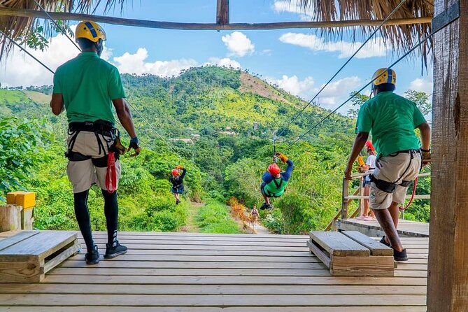 Half-day Zip Lining in Punta Cana - Ziplining with countryside stops: how the half-day works
