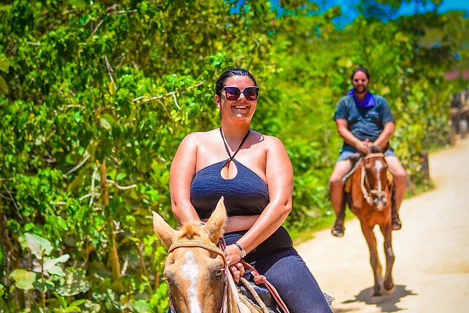 Horseback Riding and ATV or Buggy to Water Cave and Macao Beach - Macao Beach + Blue Hole area: the payoff stop