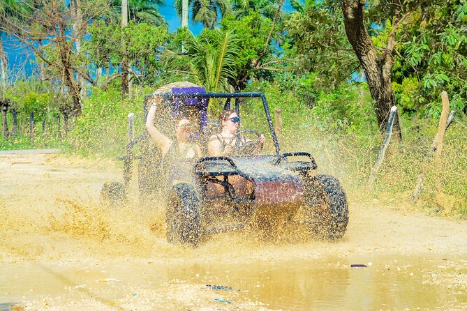 Horseback Riding and Buggy and Macau Cave and Beach Tour - Starting the day at the Macao ranch: pickup, helmets, and lockers