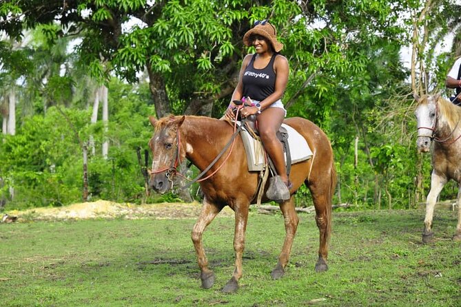 Horseback Riding in the Dominican Jungle - Saona Island by Catamaran: Barbecue, Open Bar, and Natural Pool Time