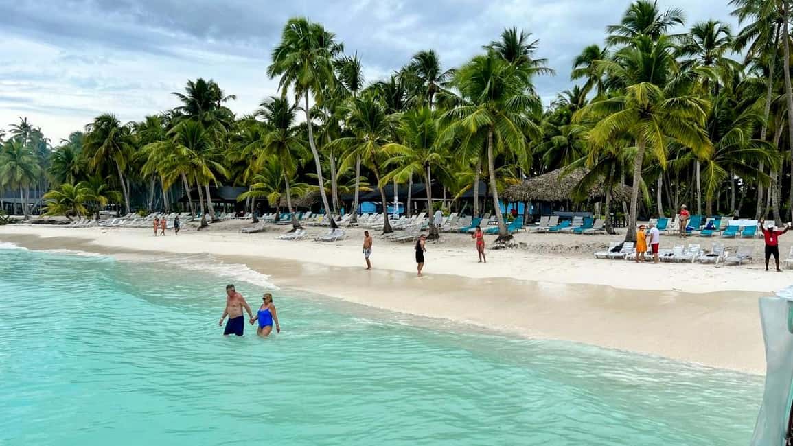 isla saona día completo - Natural Swimming Pool Stop: Warm Water, Quick Snorkel