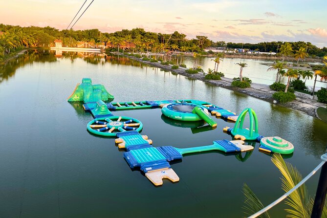 Jet Ski Punta Cana Water Park with Zipline & Inflatable Course - Inflatable obstacle course and the donut ride: best ways to keep the day fun