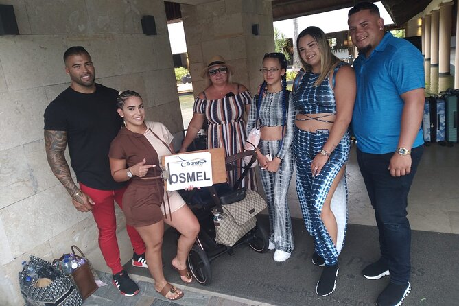 Private Airport Transfer From Punta Cana Airport (PUJ) To Uvero Alto - The meet-up moment: the name sign in arrivals hall