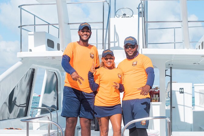 Private, All Inclusive, Double-Decker Catamaran in Punta Cana - Natural Pool in Punta Cana: warm-water swimming with a floating bar