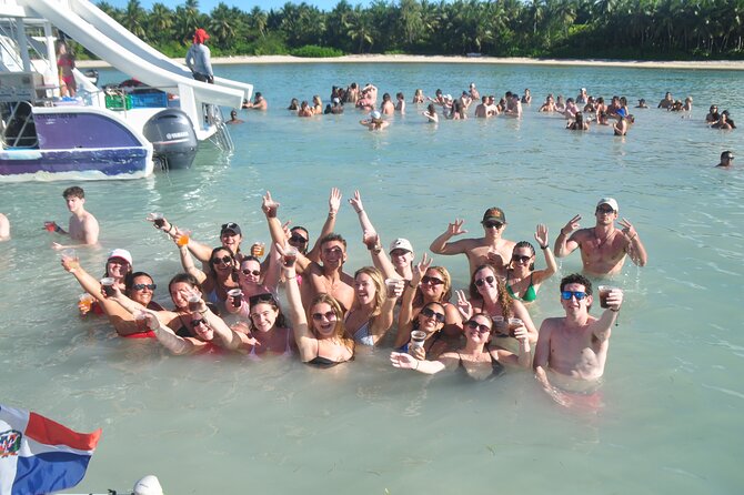 Private Catamaran Cruise with Slide & unlimited drinks - Price and logistics: $680 per group (up to 10) and what’s included