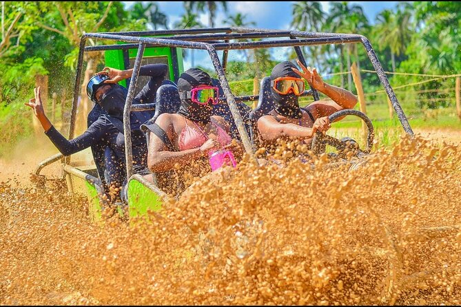 Punta Cana All Included Buggy Adventure Hotel Pickup - Driving the trails: freedom, speed, and a lot of messy fun