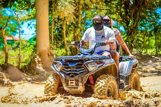 Punta Cana: Amazing ATV Adventure Private Road & Beach W/ PickUp - Caves and a quick swim: the one stop that changes the mood