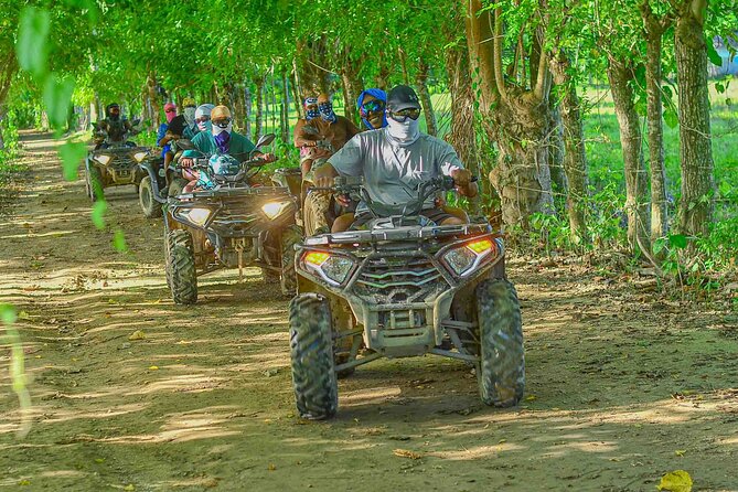 Punta Cana ATV Adventure Through Jungle Trails - Los Hoyos del Salado cenote: a 25-foot deep water cave stop