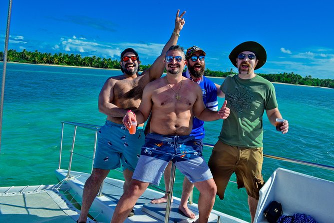 Punta Cana Booze Cruise with Snorkeling, Natural Pool & Open Bar - Natural pool stop and floating bar: the shallow-water reward