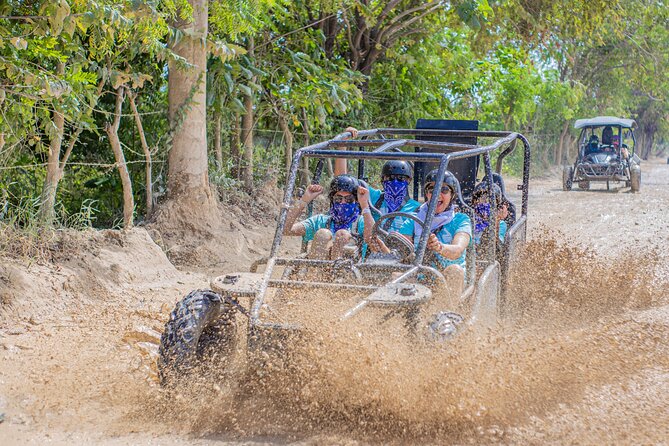 Punta Cana Buggy Adventure + Horseback Ride & Free Pick-Up - Hoyo Claro Cenote Cave: Stairs Down, Cool Water Up