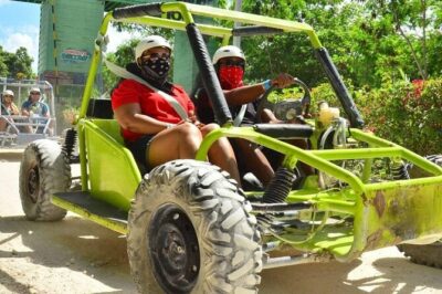 Punta Cana Buggy Tour, Blue Lagoon, Dominican Village and Lunch - Entering The Buggy Track: Forest Roads, Rugged Terrain, and an Abandoned Mine Racetrack