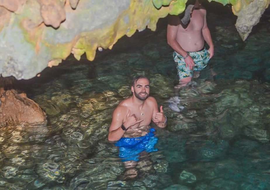 Punta Cana : Done Buggy Excursions AtV /cenote on the Beach - Indigenous Springs Cenote: A Turquoise Underground Pool Moment