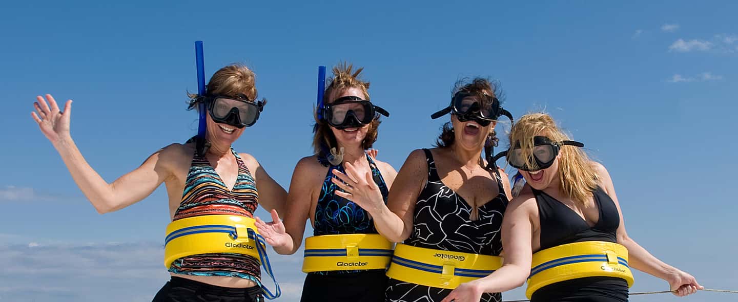 Punta Cana Happy Hour Sailing Cruise - The palm-lined lagoon and the sparkling wine toast
