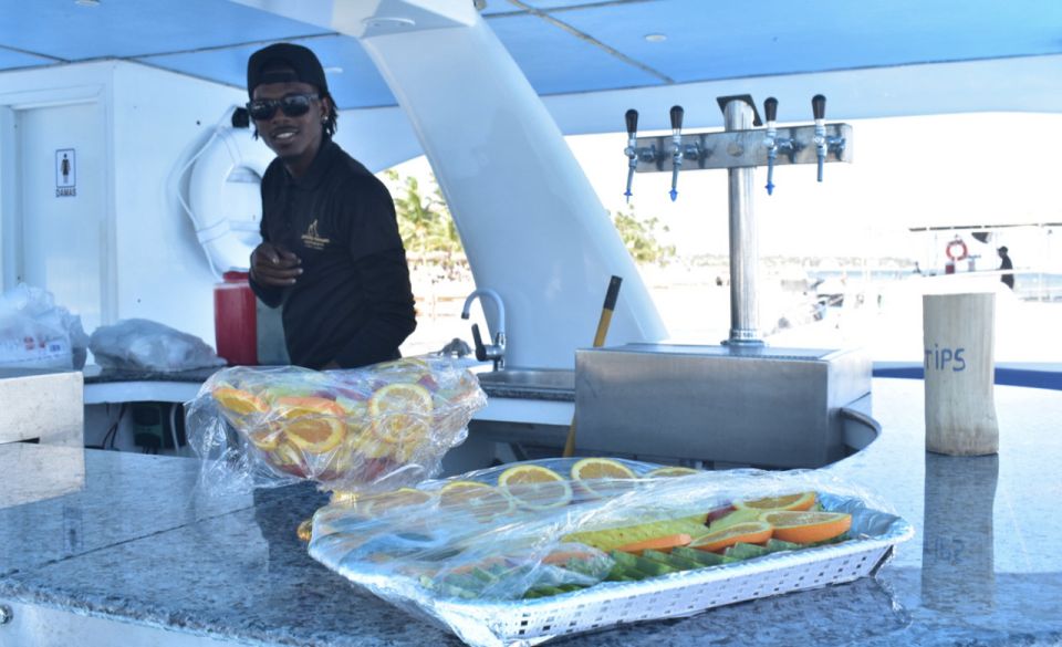 Punta Cana: Party Catamaran with Snorkeling & Private Beach - Snorkeling Stop: What the Guides Set Up for You