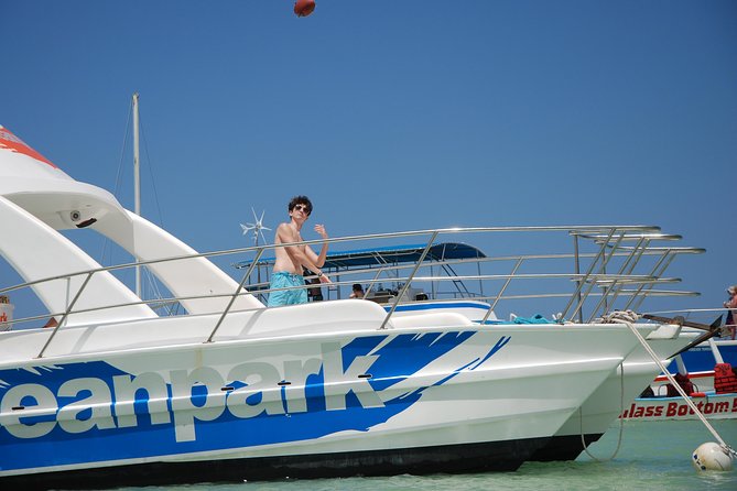 Punta Cana Snorkeling Cruise and Dune buggy Combo Adventure - Marina boarding: the double-decker catamaran experience
