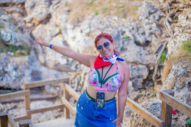 Punta Cana Vip Buggy: Cave, Macao Beach, Free Pick-Up - Taino cave cenote (Cueva Taína): the highlight with illuminated stalactites