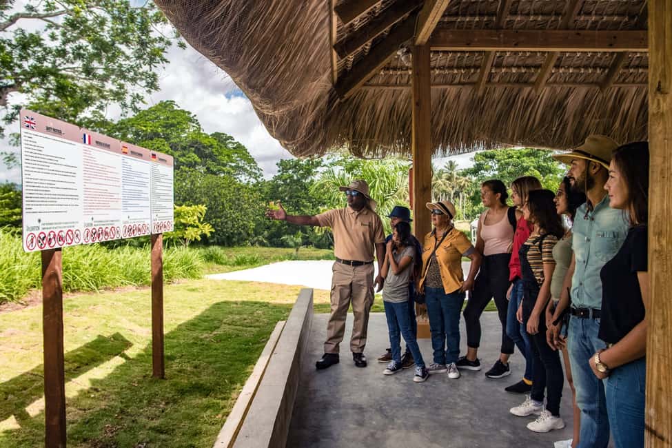 Punta Cana: Xploration Animal Park Bus Tour with Encounters - River Maimon cooling activities: kayak is included, and the heat gets managed