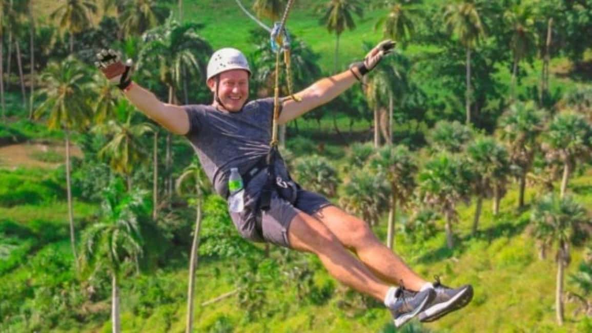 Punta Cana: Zip Line Adventure with Suspension Bridge - Getting there from Punta Cana: pickup and ride time