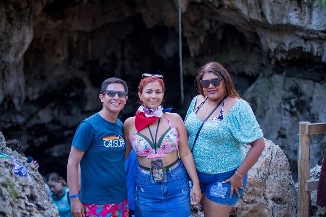 Punta Canar 4 Hours Atv And Horseback Riding Free Pick-Up - Los Hoyos del Salado (Cueva Taína) cenote: stairs, stalactites, and cool air